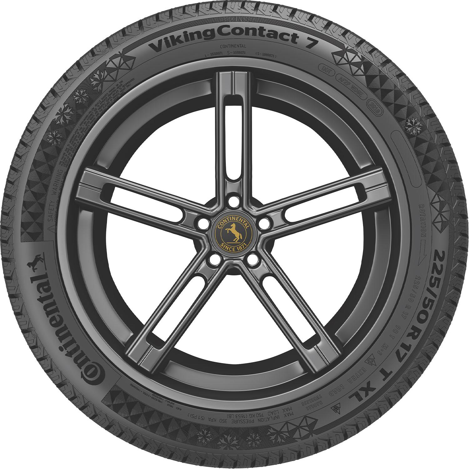 Continental VikingContact 7 Winter 225/45R17 94T XL Passenger Tire