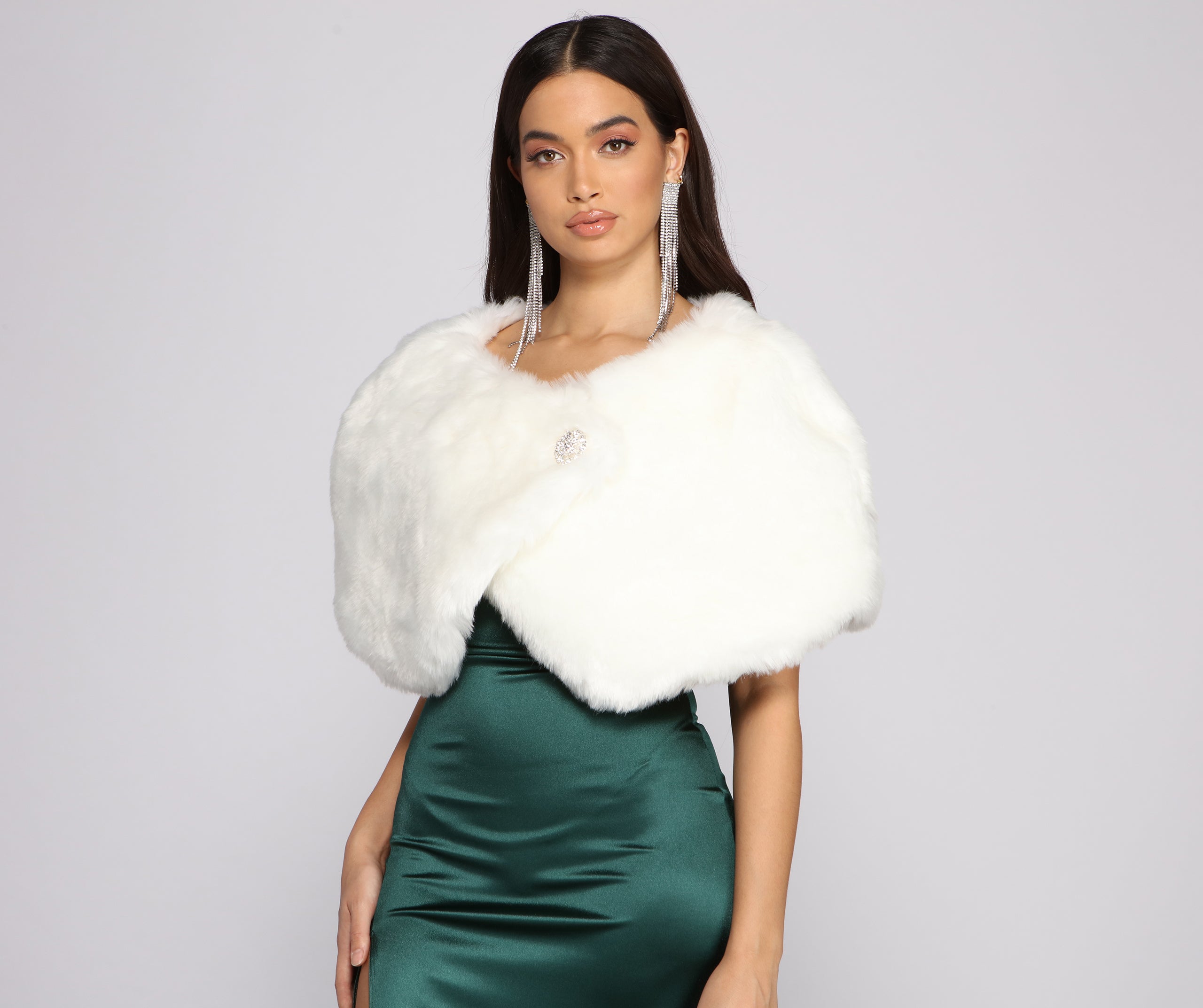 Luxe Life Faux Fur Shawl