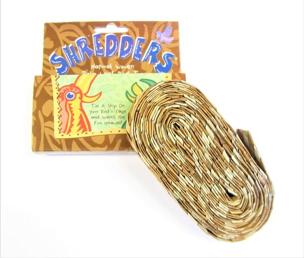 Planet Pleasures Straight Natural Shredder Bird Toy， Small