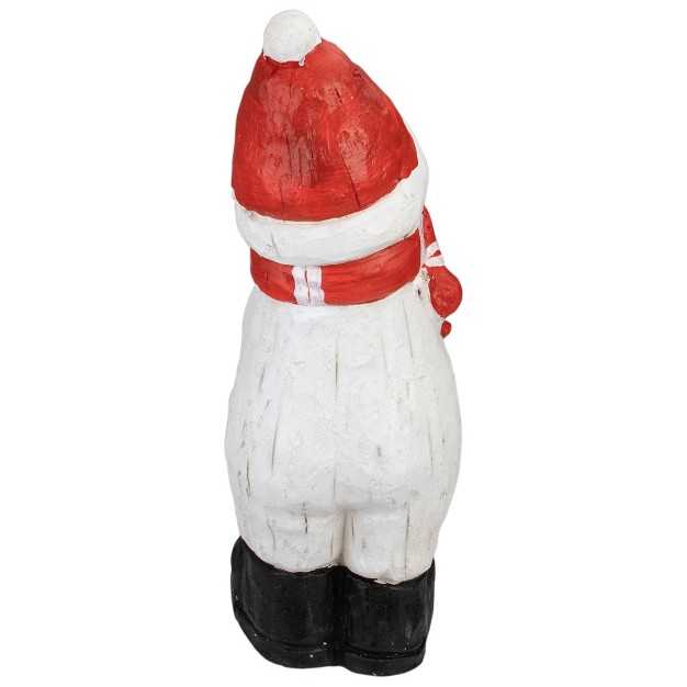 White And Red Snowman Christmas Tabletop Decoration