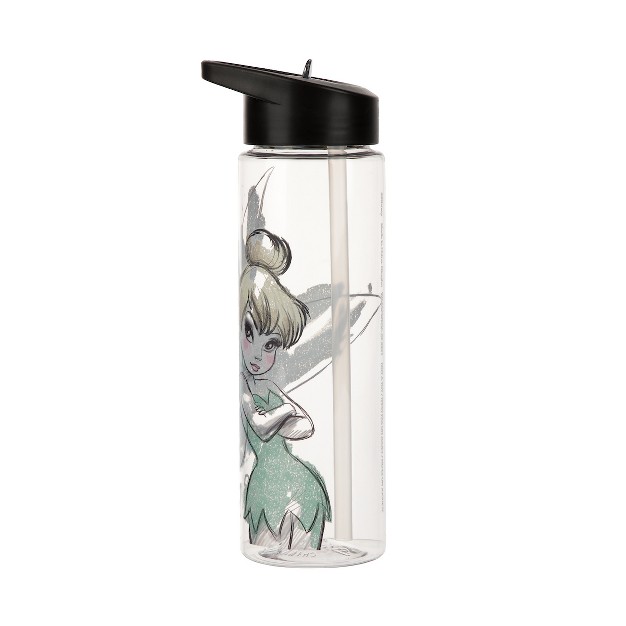 Tinkerbell 24 ounce Single Wall Plastic Water Bottle