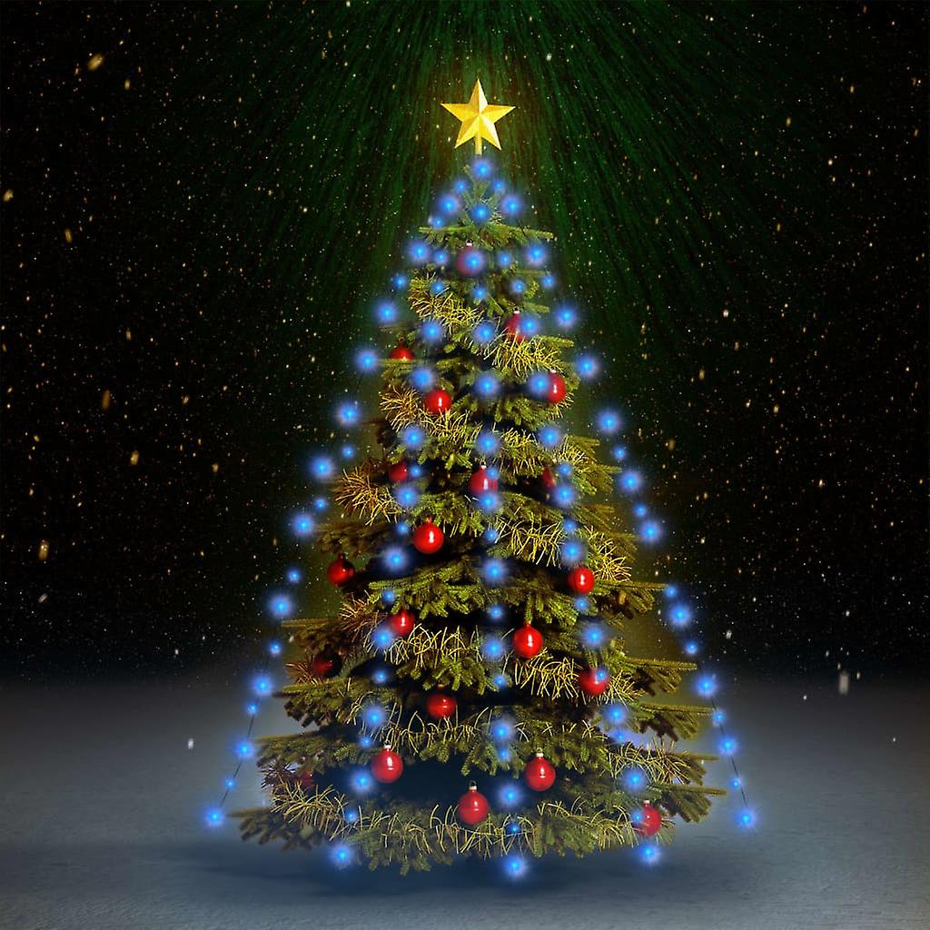 Vidaxl Christmas Tree Net Lights With 210 Leds Blue 82.7