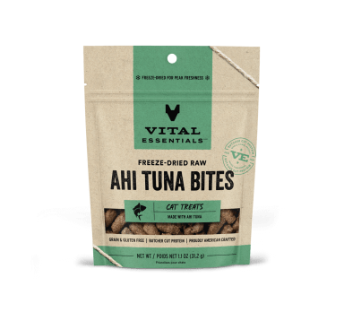 Vital Essentials Freeze-Dried Ahi Tuna Bites Cat Treats