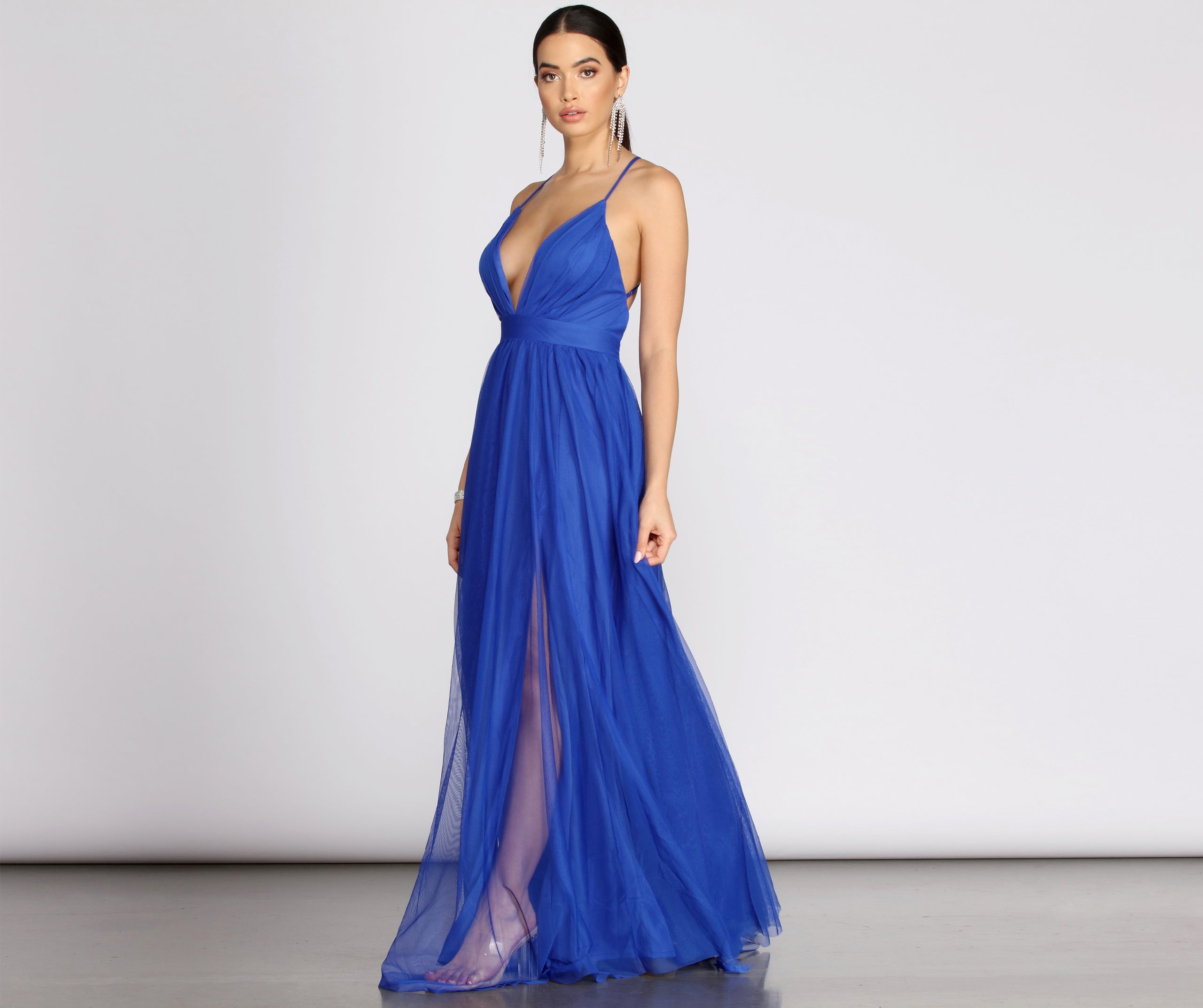 Rochelle Tulle A-Line Dress