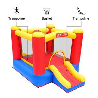 Karl home Inflatable Bounce House with basketball hoop and Blower 819119922093