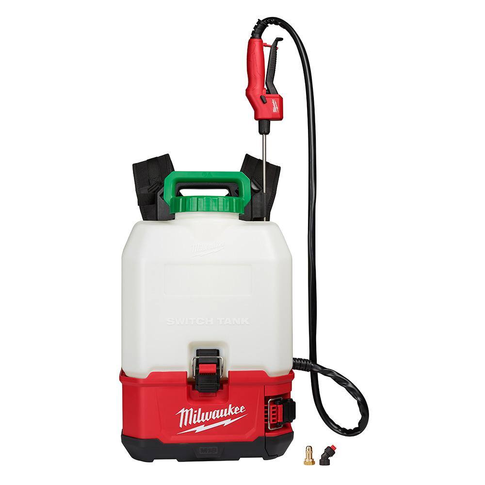 MW M18 18-Volt 4 Gal. Lithium-Ion Cordless Switch Tank Backpack Pesticide Sprayer (3-Tool) 2820-20PS-2820-20PS-2820-20PS