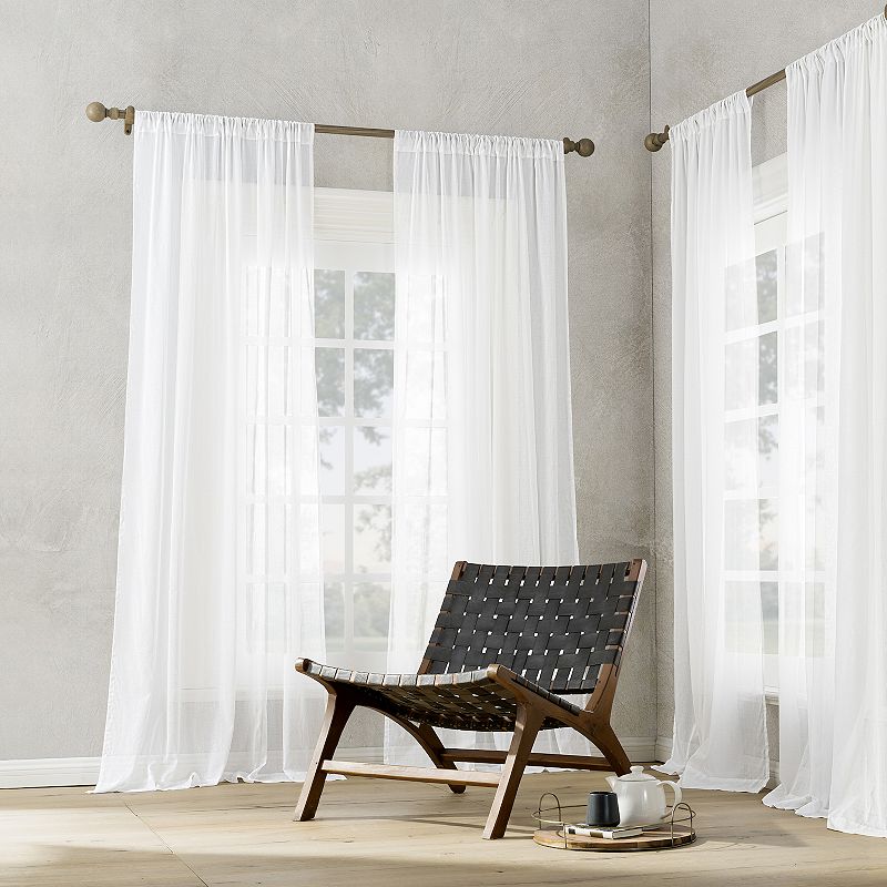 Archaeo Coralie Rod Pocket Sheer 1 Curtain Panel