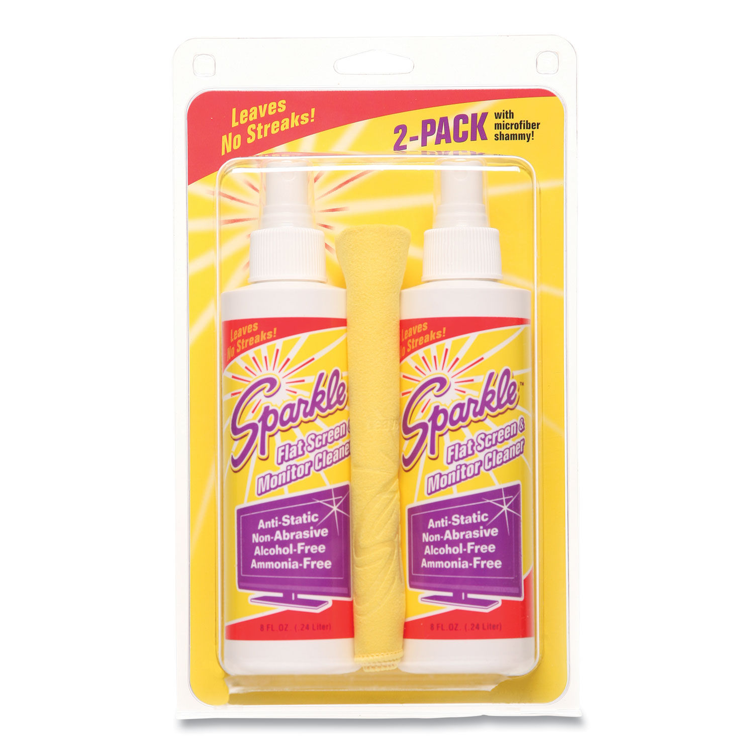 Flat Screen and Monitor Cleaner by Sparkle FUN50128CT