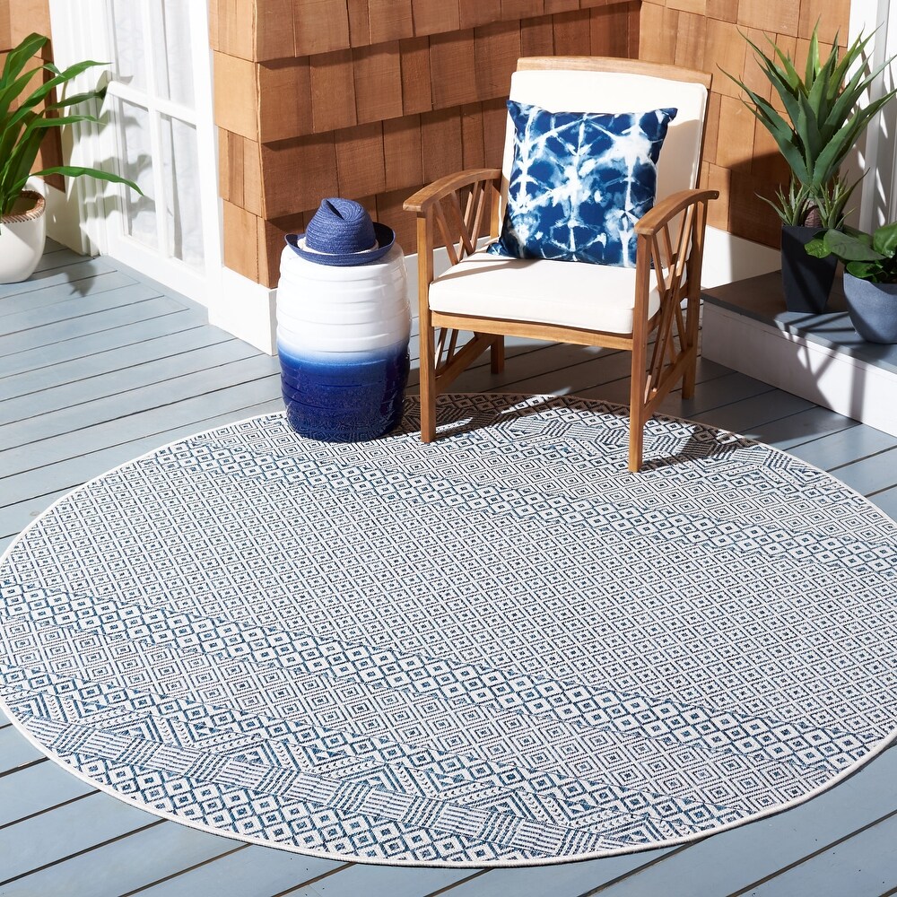 SAFAVIEH Courtyard Terezija Indoor/ Outdoor Waterproof Patio Backyard Rug