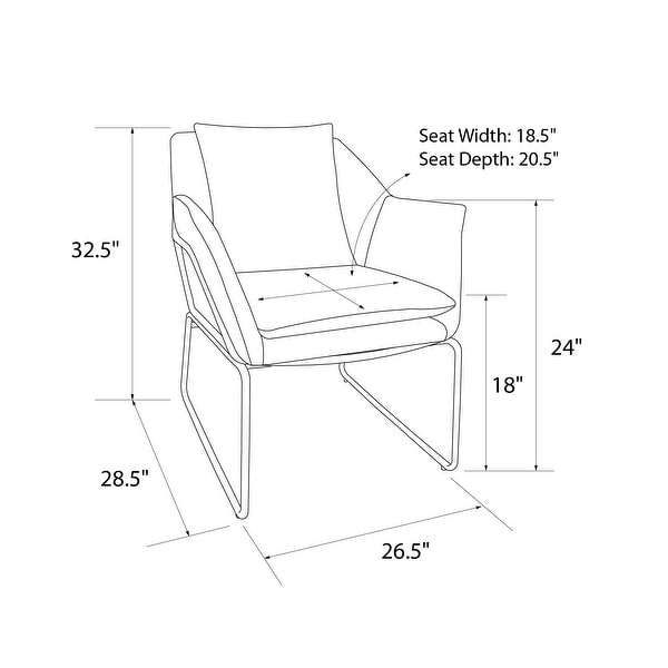 Avenue Greene Alexia Accent Armchair