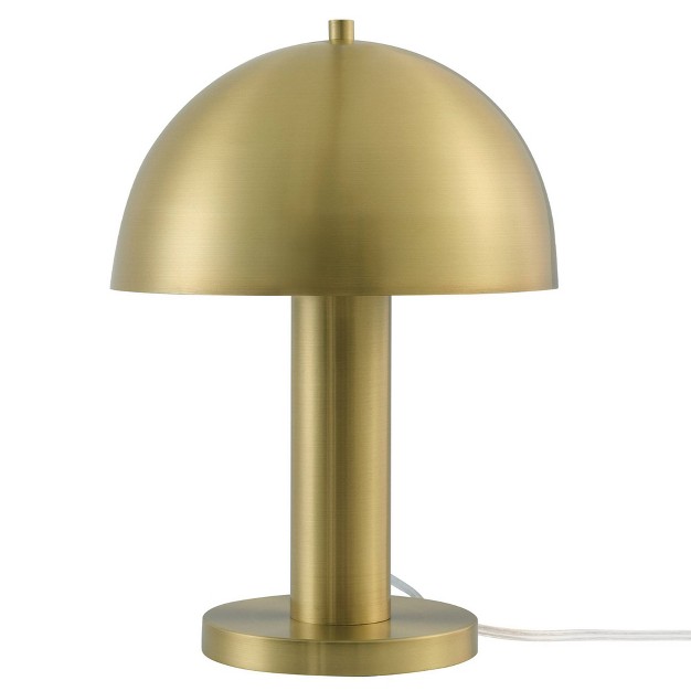 Novogratz X Globe Olivia Table Lamp Matte Brass Globe Electric