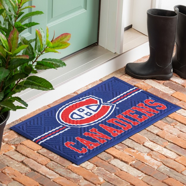 Embossed Mat Cross Hatch Montreal Canadiens