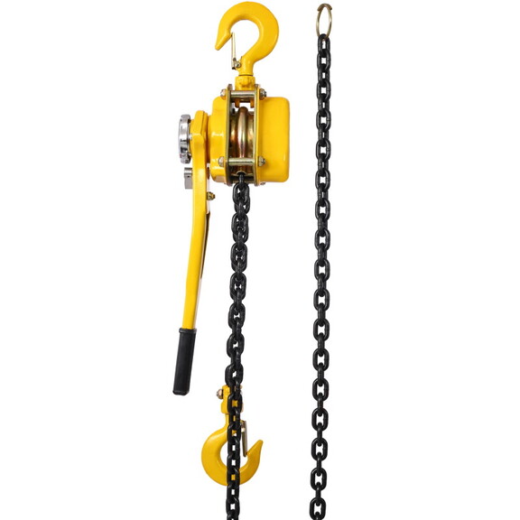 Lever Chain Hoist 3 Ton 6600LBS Capacity 20 FT Cha...