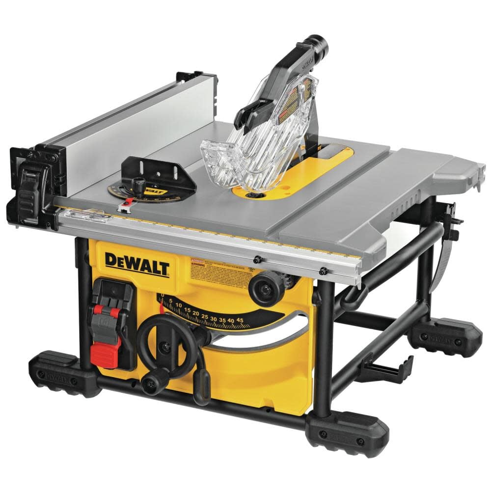 DEWALT 8 1/4" Table Saw with 20V MAX 1/2" Drill Driver Kit Bundle DWE7485DCD708C2 from DEWALT