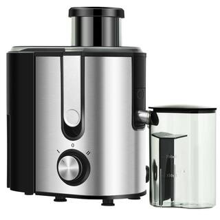 Costway 400-Watt 44 oz. Silver Masticating Juicer with Dual-Speed EP24399