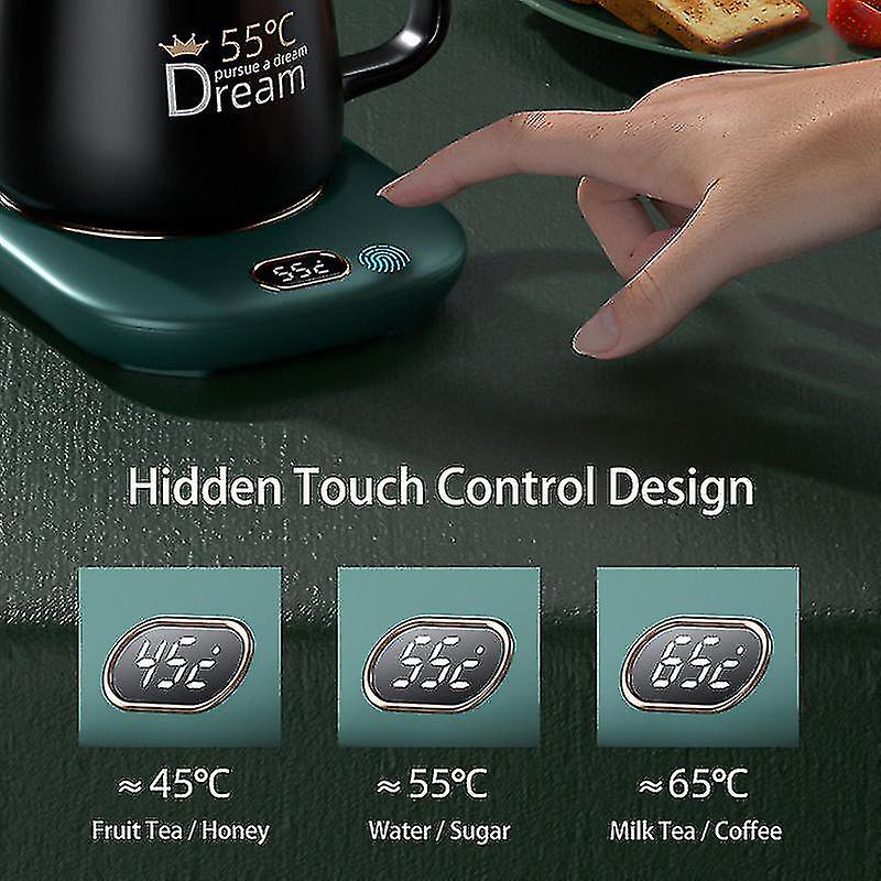 Naiwang Usb Coffee Cup Warmer 3 Temperature Settings Beverage Mug Warmer For Cocoa Tea Water Milk For Home Office Desk Use Heating Plate