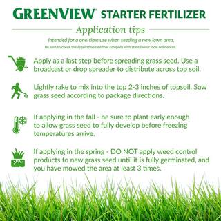 GreenView 48 lbs. Starter Fertilizer Covers 15000 sq. ft. (10-18-10) 2131185