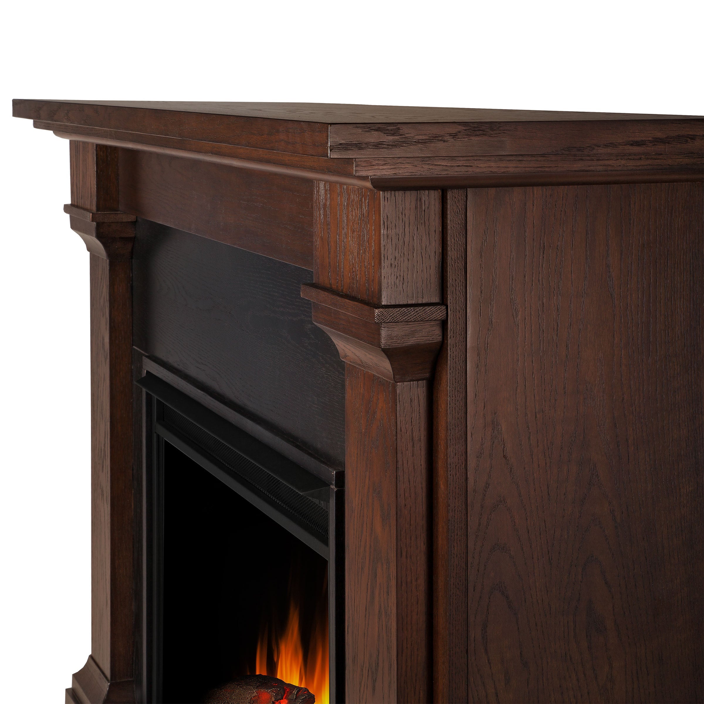 Real Flame Callaway Grand Electric Fireplace in Chesnut Oak