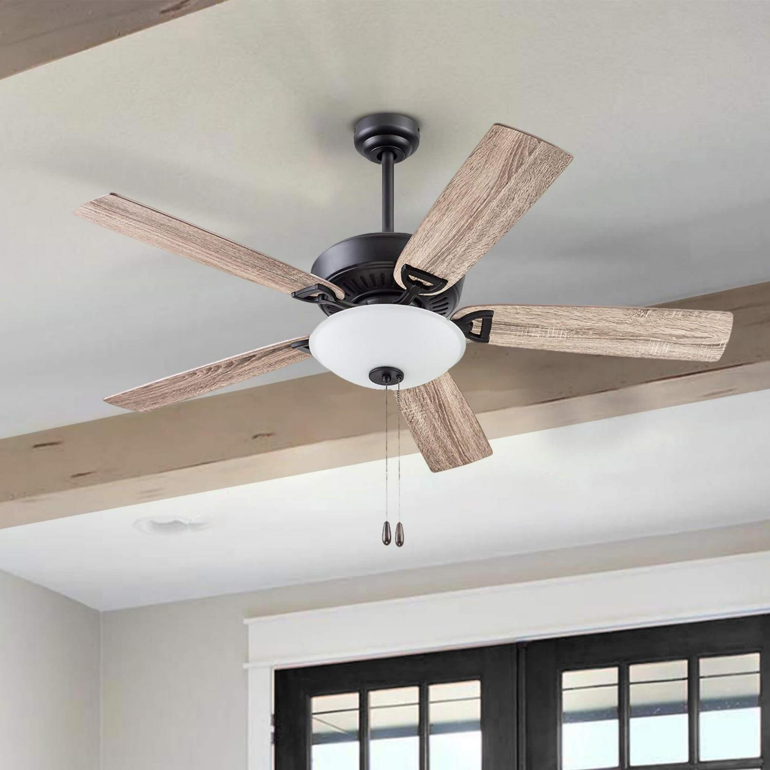 52 Prominence Home Montlake Indoor Ceiling Fan， Espresso Bronze