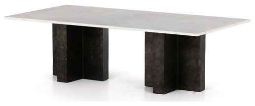 Filipina Coffee Table Black Marble   Modern   Coffee And Accent Tables   by Virgil Stanis Design  Houzz