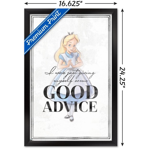 Trends International Disney 100th Anniversary Good Advice Framed Wall Poster Prints