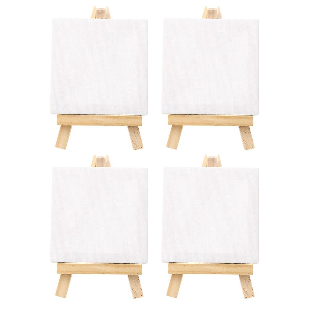 Mini Canvas Wood Easel Set for Art Painting Drawing Craft Wedding Home Decoration