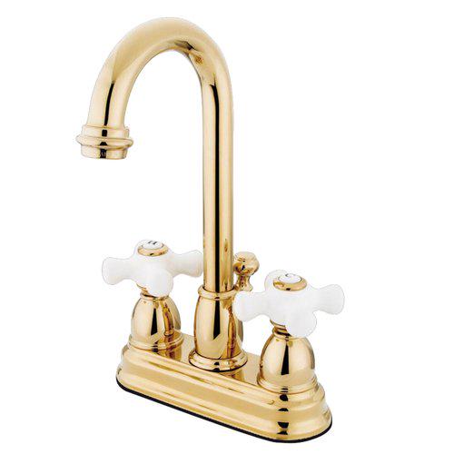 Kingston Brass KB3615PX 4-Inch Centerset Lavatory Faucet， Oil Rubbed Bronze