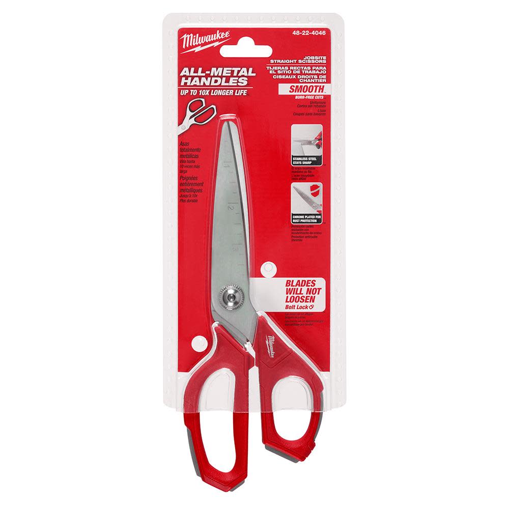 Milwaukee Jobsite Straight Scissors ;