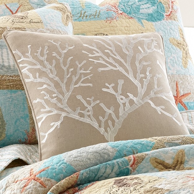 Bridgetown Coral Decorative Pillow Levtex Home