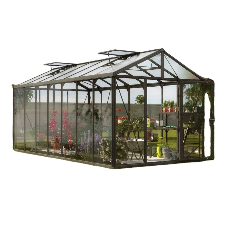 Garden sun room Sun glass room multi color optional endurance plate suitable for home greenhouse