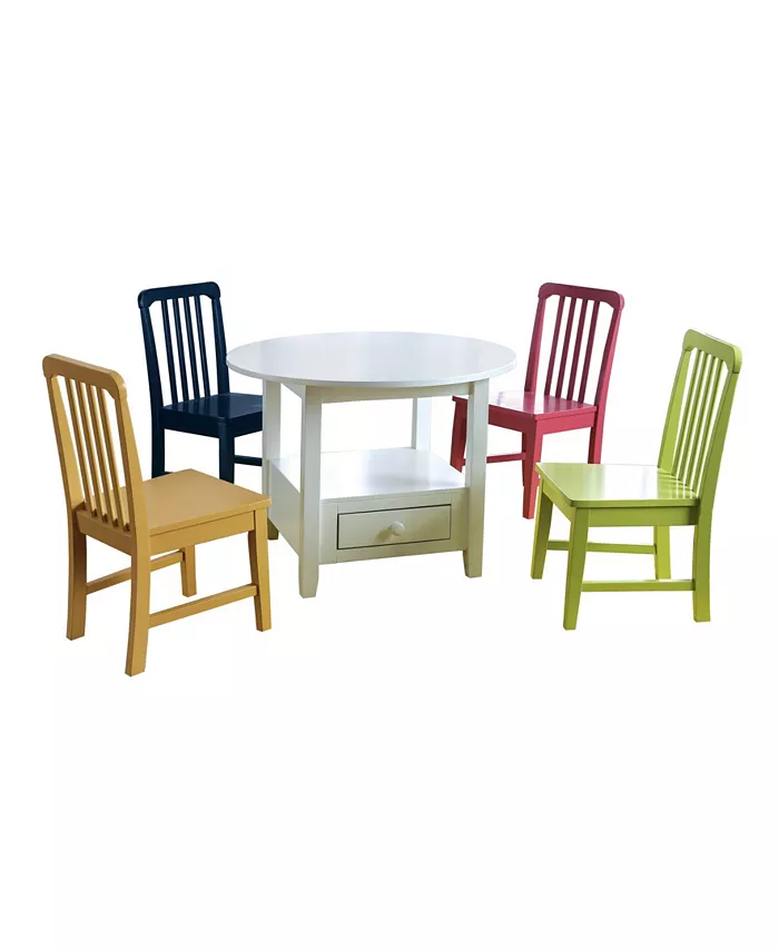 Furniture of America Rowley I 5-Piece Youth Table Set