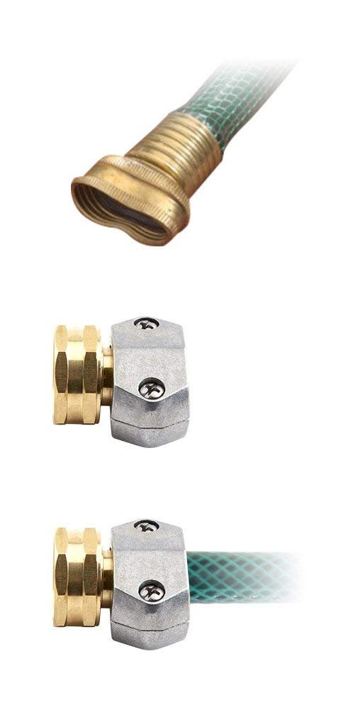 Gilmour  5/8 in. Brass  Threaded  Female  Clinch Coupling