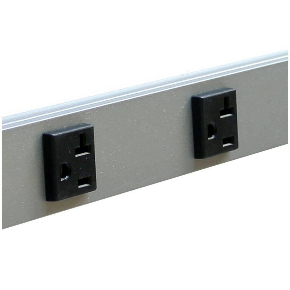 Legrand Wiremold CabinetMATE 10-Outlet 20 Amp Power Strip 6 ft. Cord 4810ULBC20R