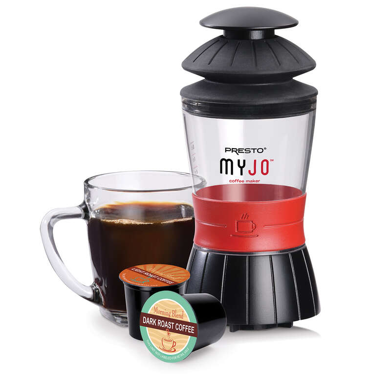 Presto MyJo 1 cups Black Coffee Maker