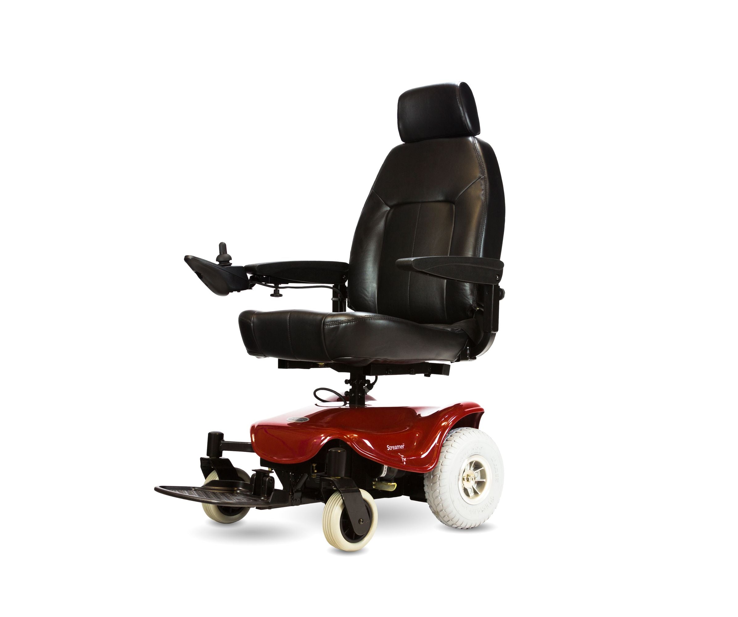 Shoprider Streamer Sport Multiple Terrain Powerchair Red - Easily Maneuverability, 300lbs Weight Capacity