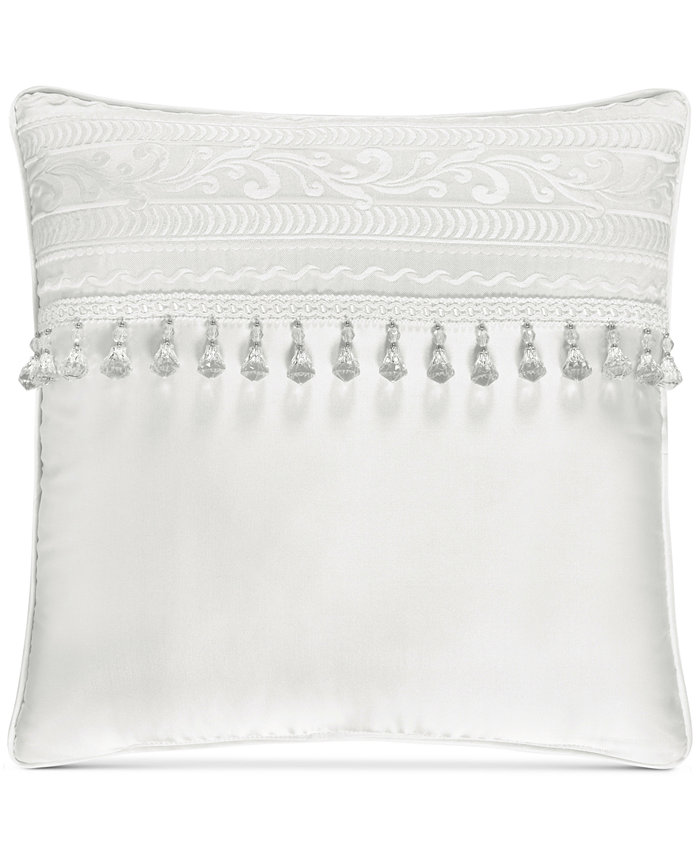 J Queen New York Bianco Decorative Pillow， 18