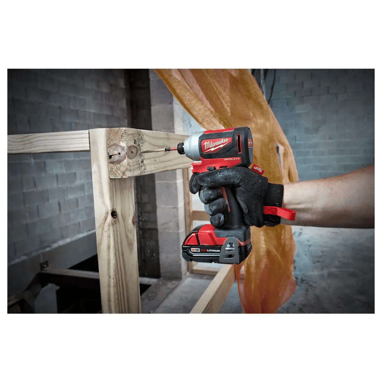 Milwaukee M18 18V Lithium-Ion Brushless Cordless Compact Drill/Impact Combo Kit (2-Tool) W/ (2) 2.0Ah Batteries， Charger and Bag (2892-22CT)