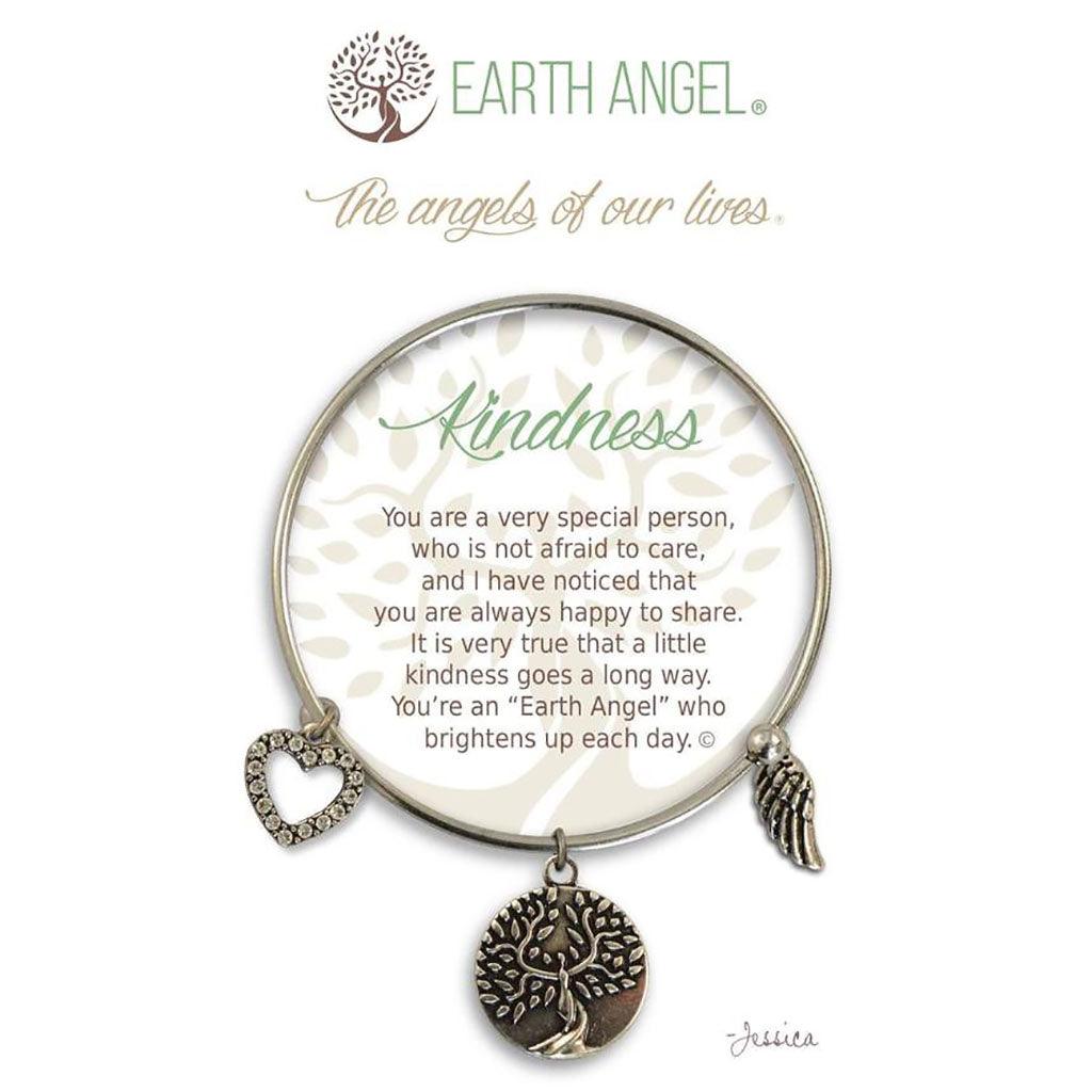 Earth Angel  Kindness Bracelet in Silver