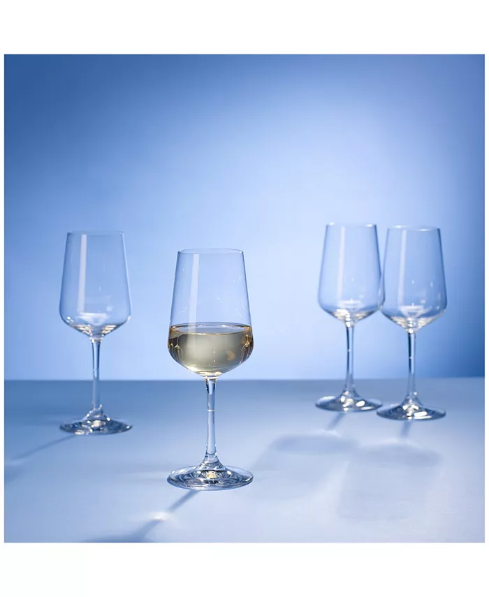 Villeroy and Boch Ovid White Wine Glass Set of 4