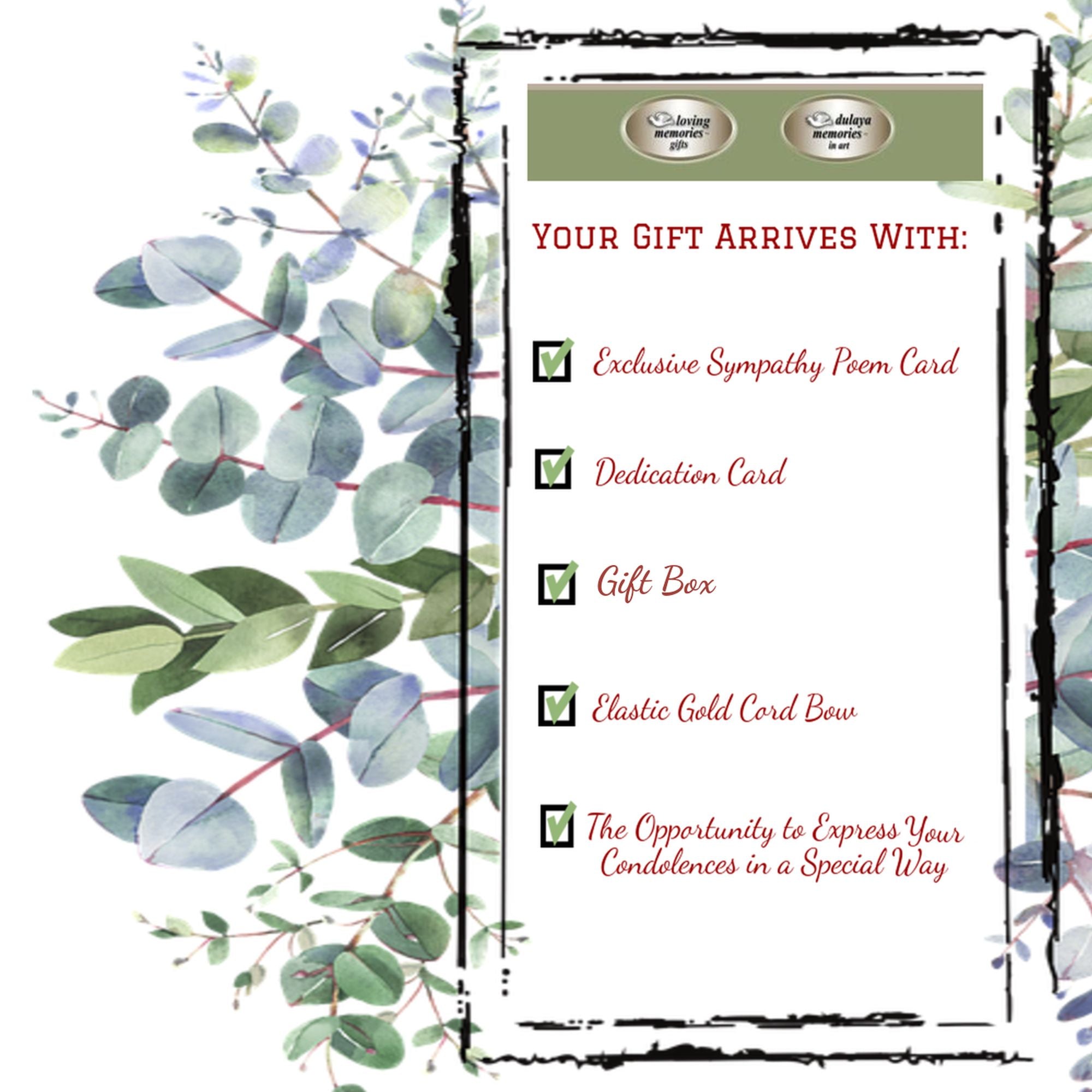 Wind Chimes Sympathy Gift， Memorial Gifts for your Condolence Gift Baskets and Sympathy Cards， Bereavement Gifts， In Memory of， Loss of Loved One