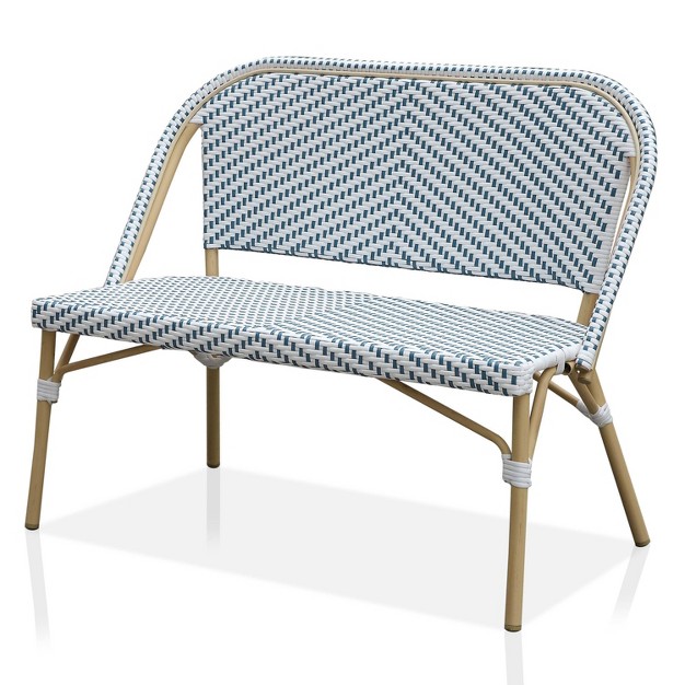 Alertis Patio Wicker Bench Mibasics