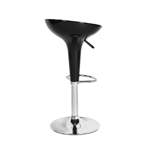 Set of 2 Classic Swivel Adjustable Height Bar Stools