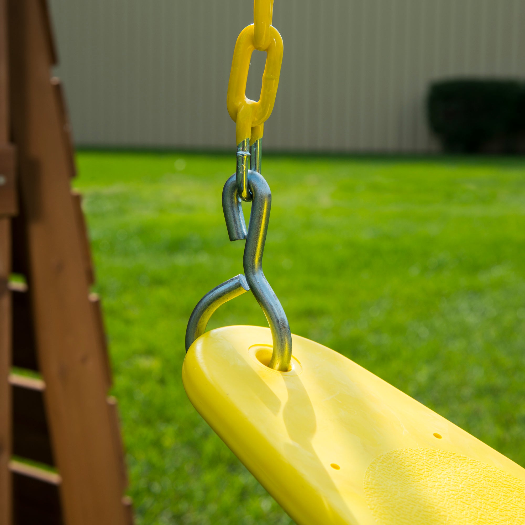 Swing-N-Slide Heavy Duty Swing Seat - Yellow with Yellow Chains