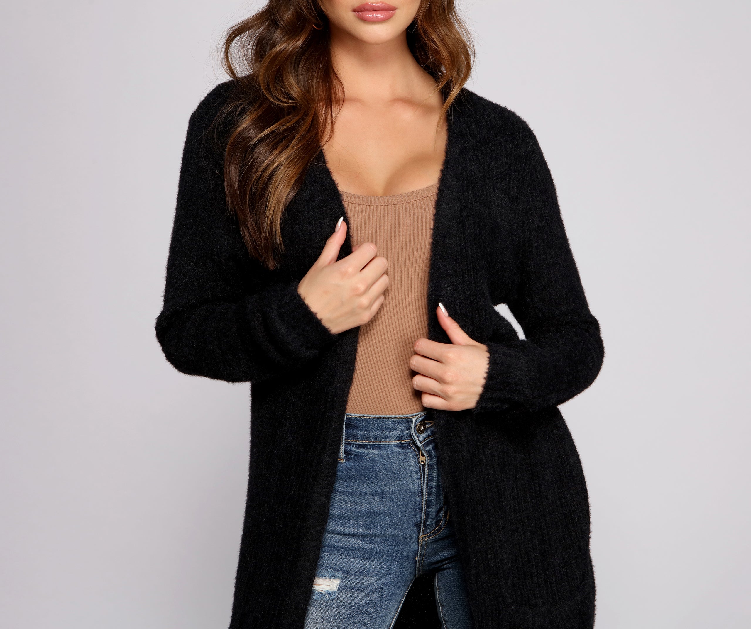 Layer Up Basic Knit Cardigan