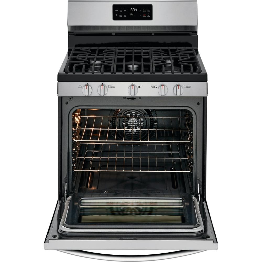 Frigidaire Gallery 30-inch Freestanding Gas Range with 5 Sealed Burners GCRG3038AF