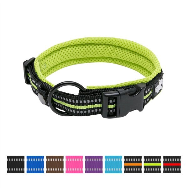 Chai's Choice Comfort Cushion 3M Polyester Reflective Dog Collar