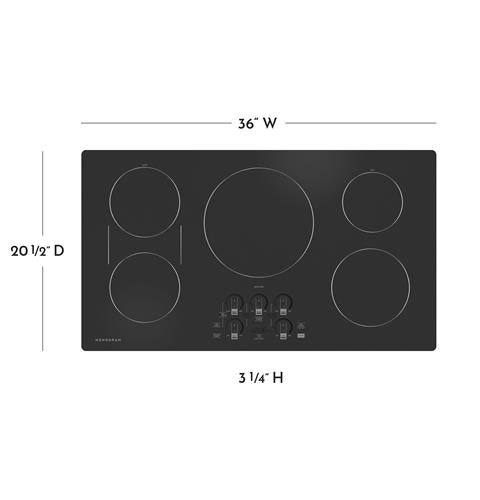 Monogram ZHU36RDTBB 36quot Induction Cooktop