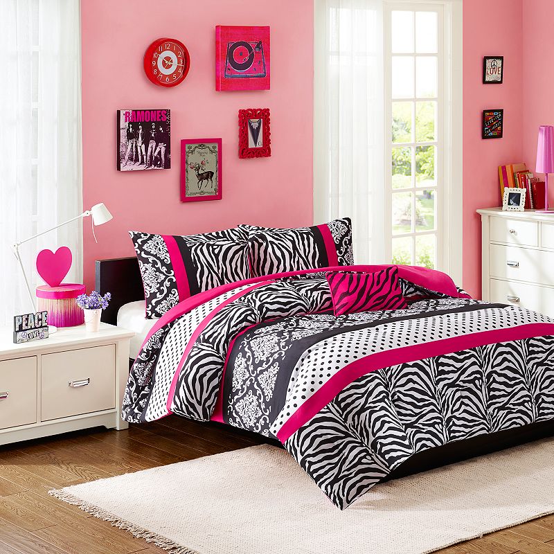 Mi Zone Gemma Comforter Set with Throw Pillow