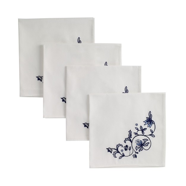 Avanti Linens Blue Portofino Napkins Set Of 4