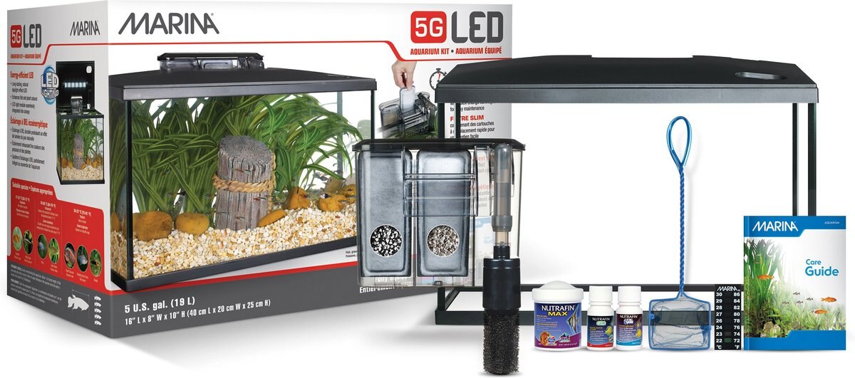 Marina iGlo 5G Aquarium Kit， 5-gal